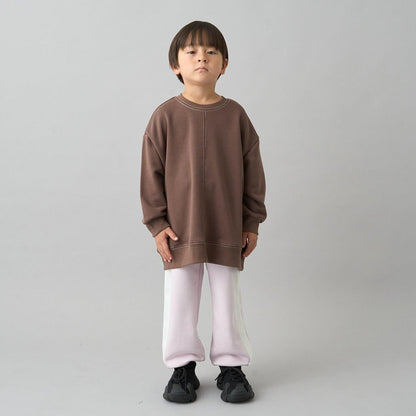 【日常標準服飾系列】【吸水速幹】立體感拼色縫線寬鬆衛衣