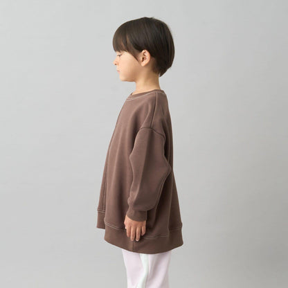 【日常標準服飾系列】【吸水速幹】立體感拼色縫線寬鬆衛衣