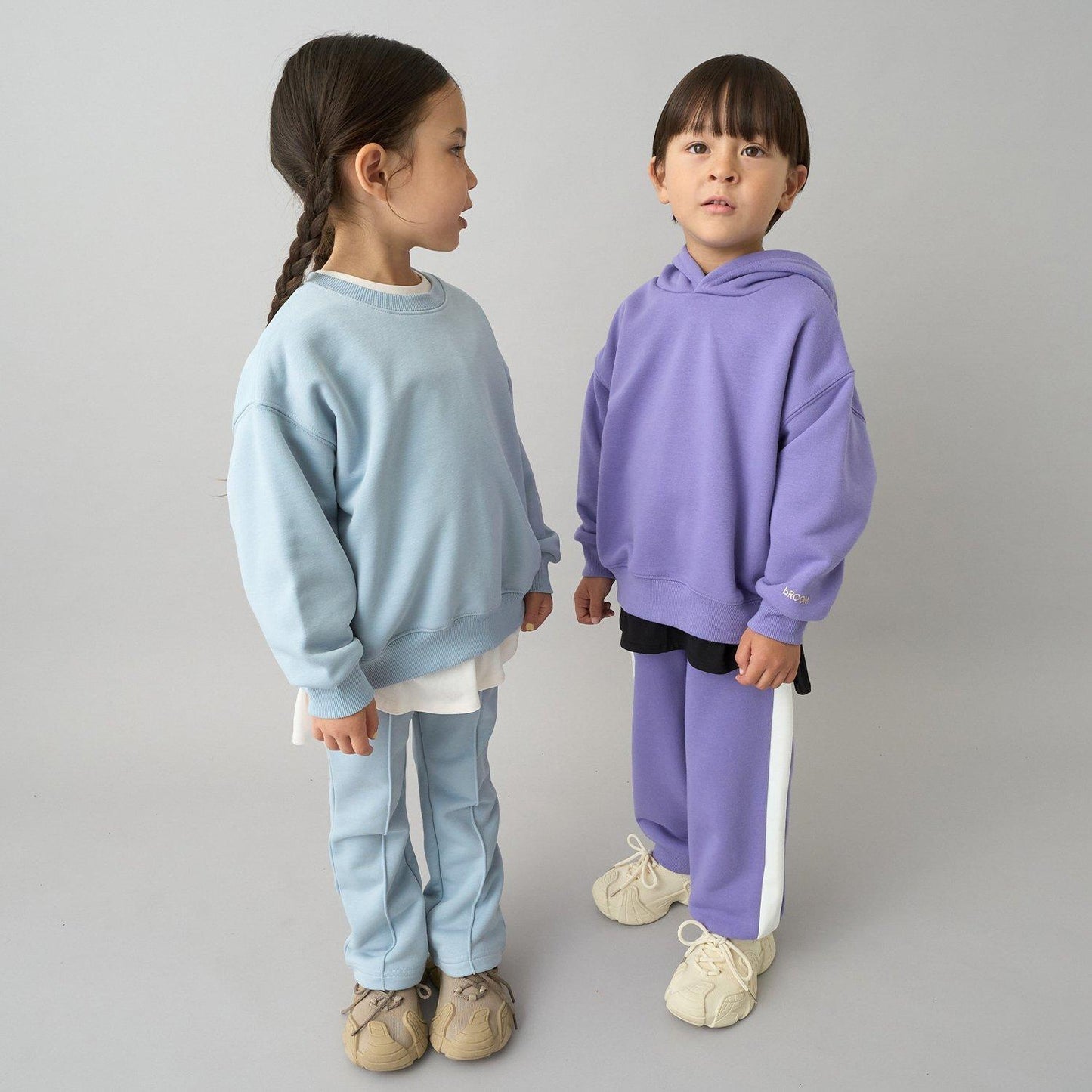 【日常標準服飾系列】【吸水速幹】中線褶皺喇叭休閒褲