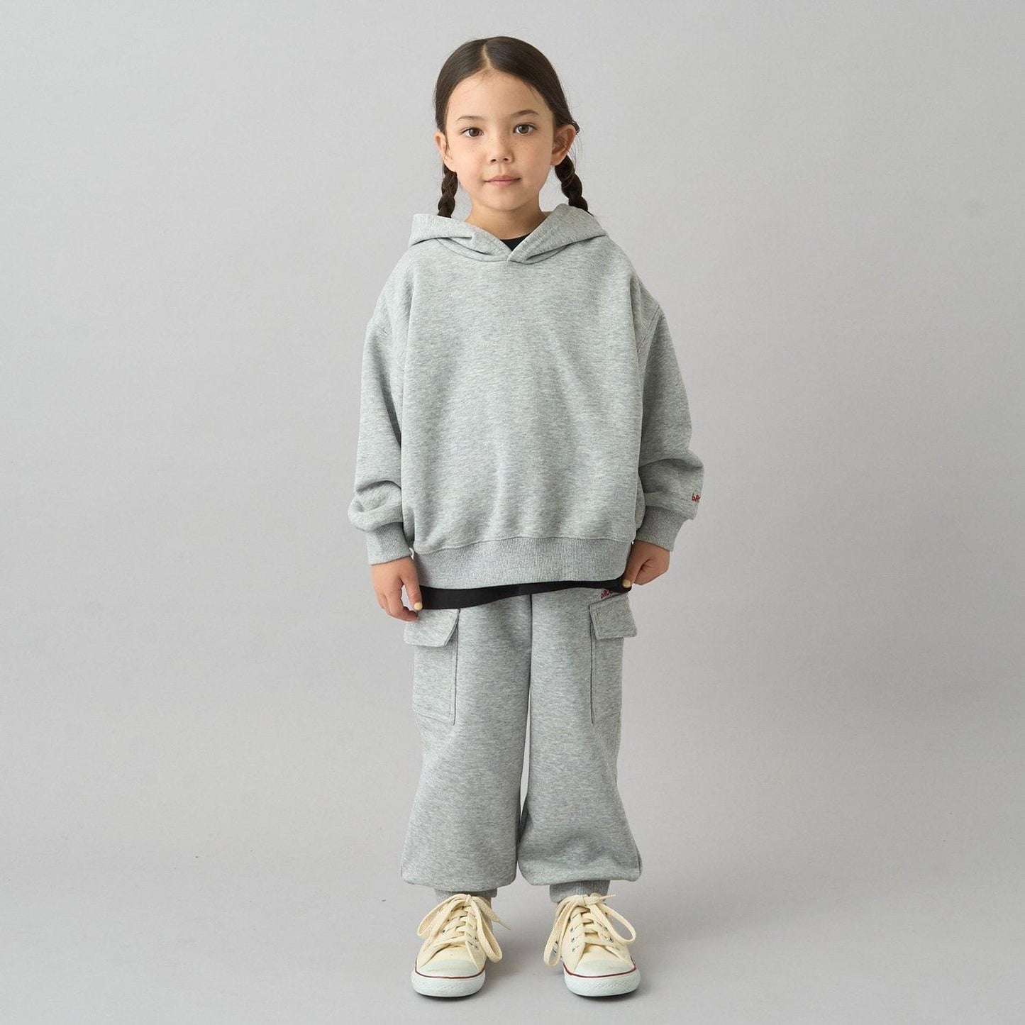 【日常標準服飾系列】【吸水速幹】立體感寬鬆連帽衛衣