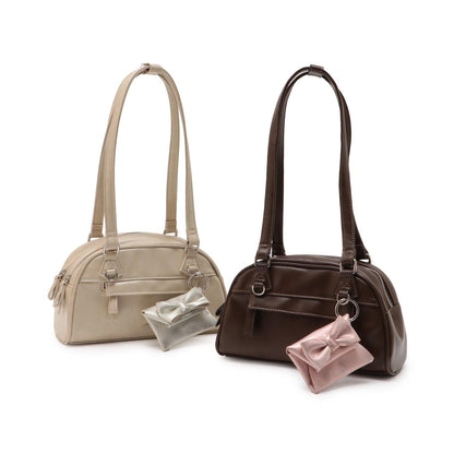 附蝴蝶結收納包波士頓包