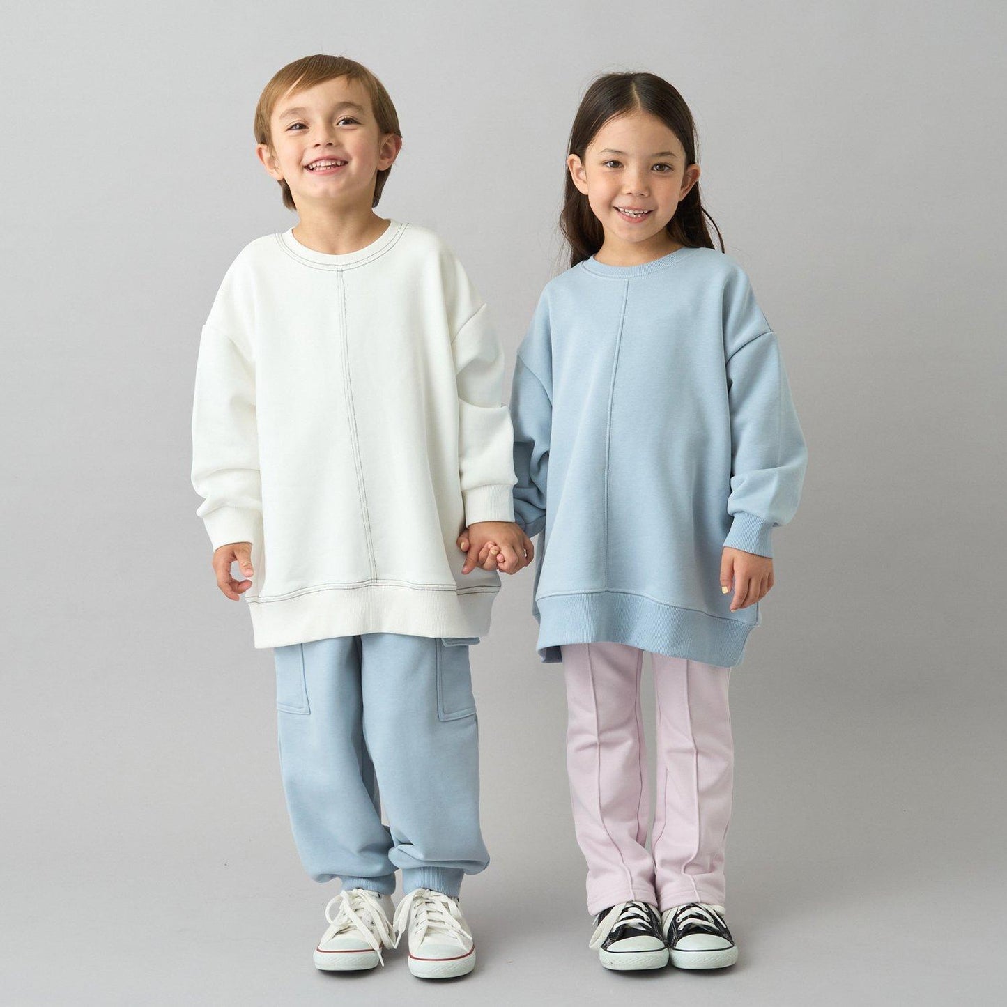 【日常標準服飾系列】【吸水速幹】中線褶皺喇叭休閒褲