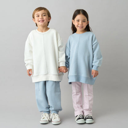 【日常標準服飾系列】【吸水速幹】中線褶皺喇叭休閒褲