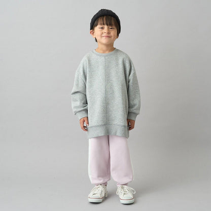 【日常標準服飾系列】【吸水速幹】立體感拼色縫線寬鬆衛衣