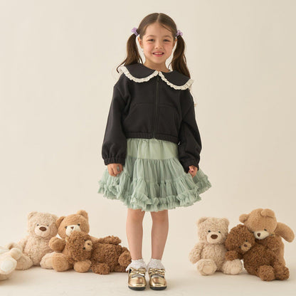 【Lycee mine 芭蕾系列】【可成套搭配】水手領全拉鍊衛衣