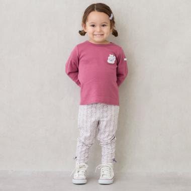 【プティプラ】GIRLS 10分丈打底褲