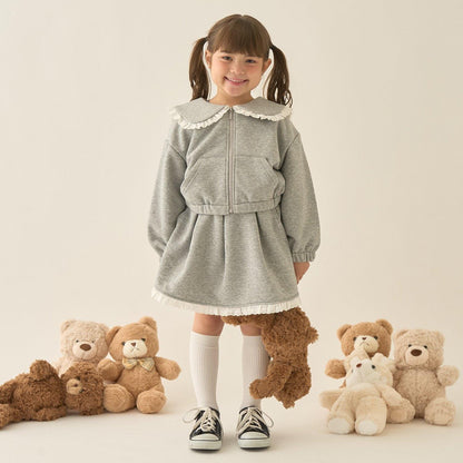 【Lycee mine 芭蕾系列】【可成套搭配】水手領全拉鍊衛衣