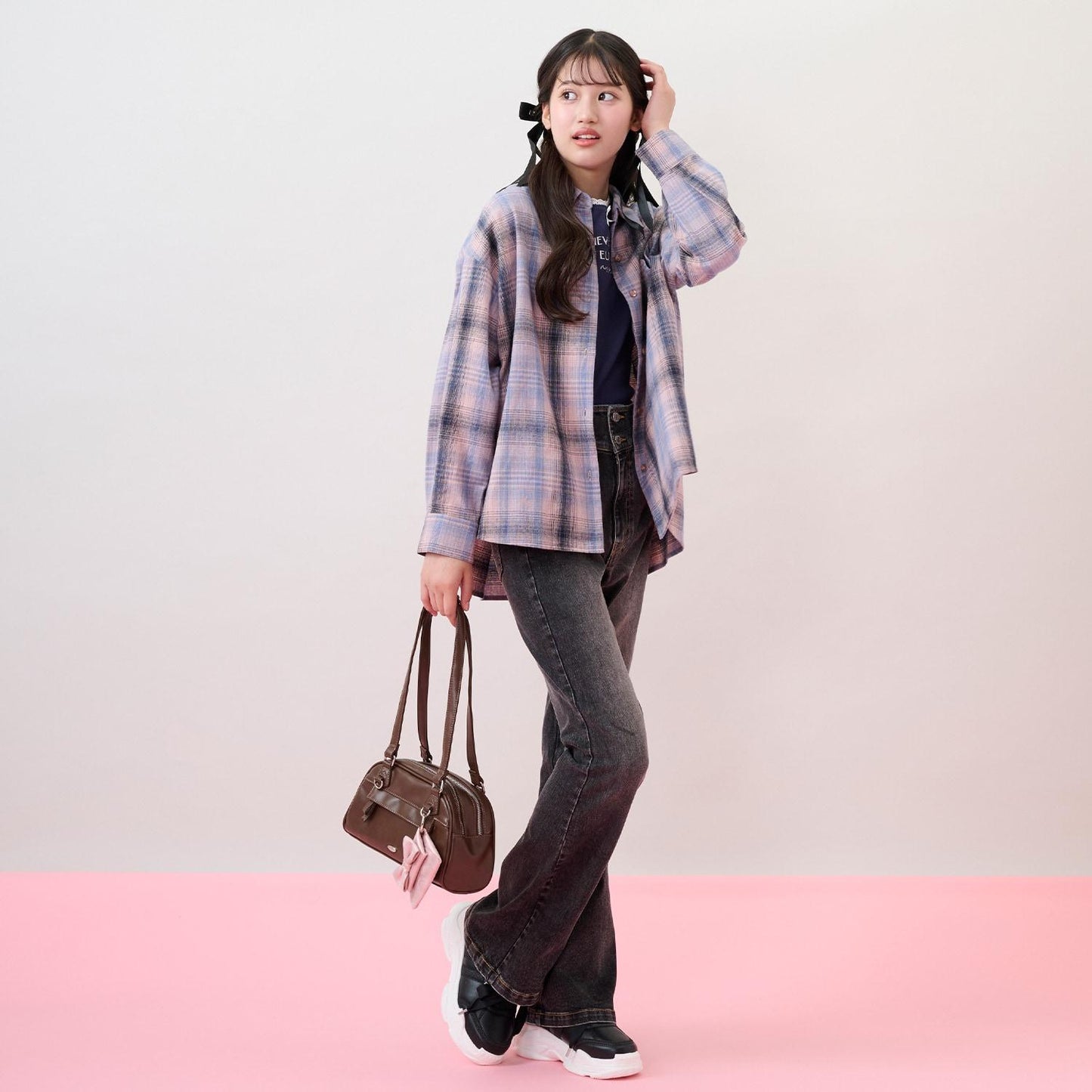 附蝴蝶結收納包波士頓包