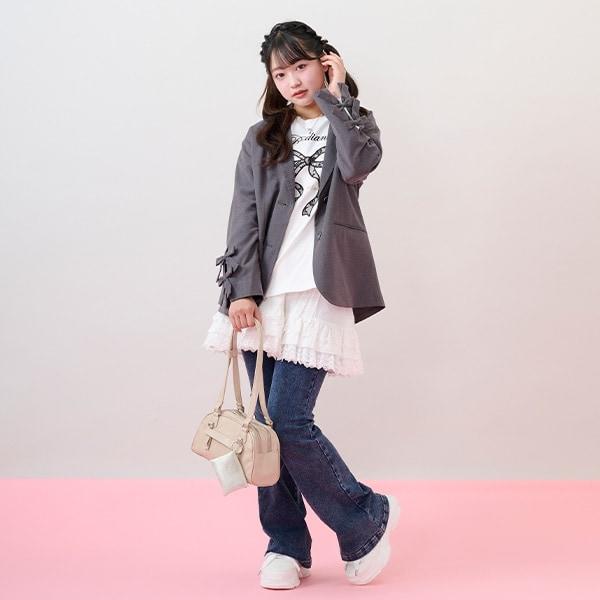 附蝴蝶結收納包波士頓包