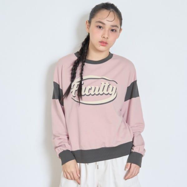 【7days】吸水速幹拼接袖衛衣