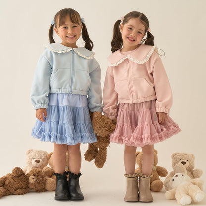 【Lycee mine 芭蕾系列】【可成套搭配】水手領全拉鍊衛衣