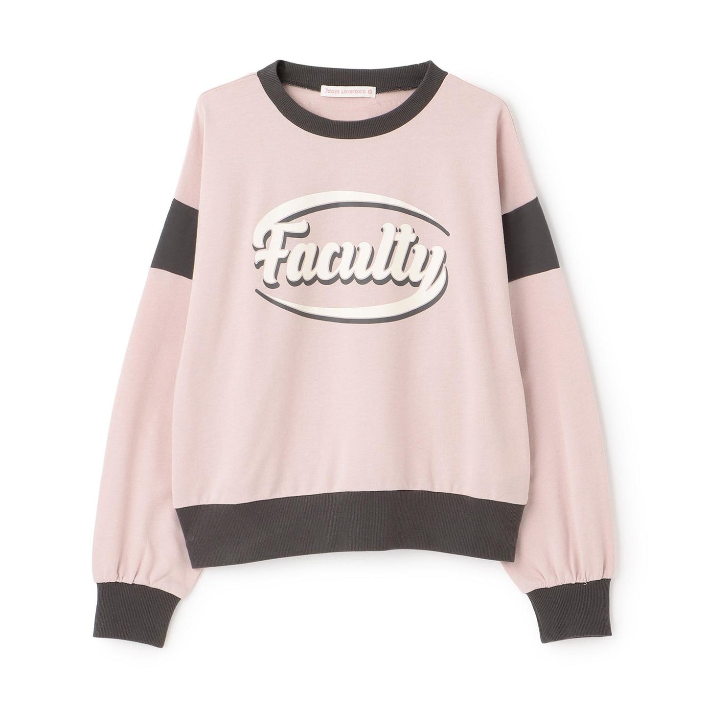 【7days】吸水速幹拼接袖衛衣