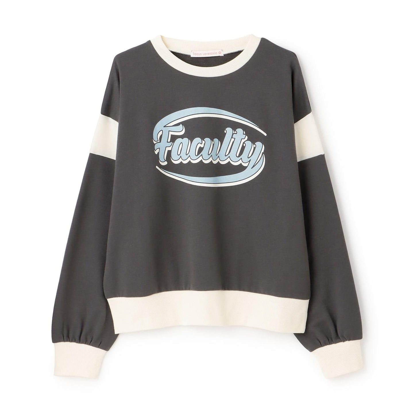 【7days】吸水速幹拼接袖衛衣