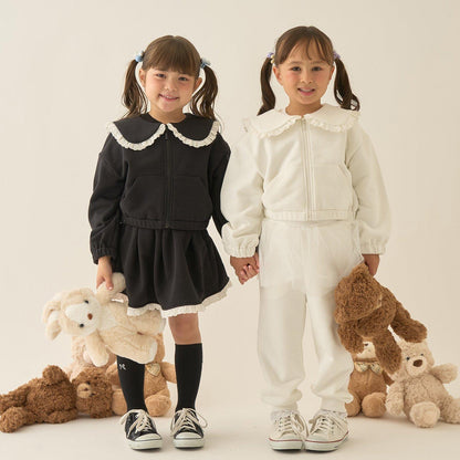 【Lycee mine 芭蕾系列】【可成套搭配】水手領全拉鍊衛衣