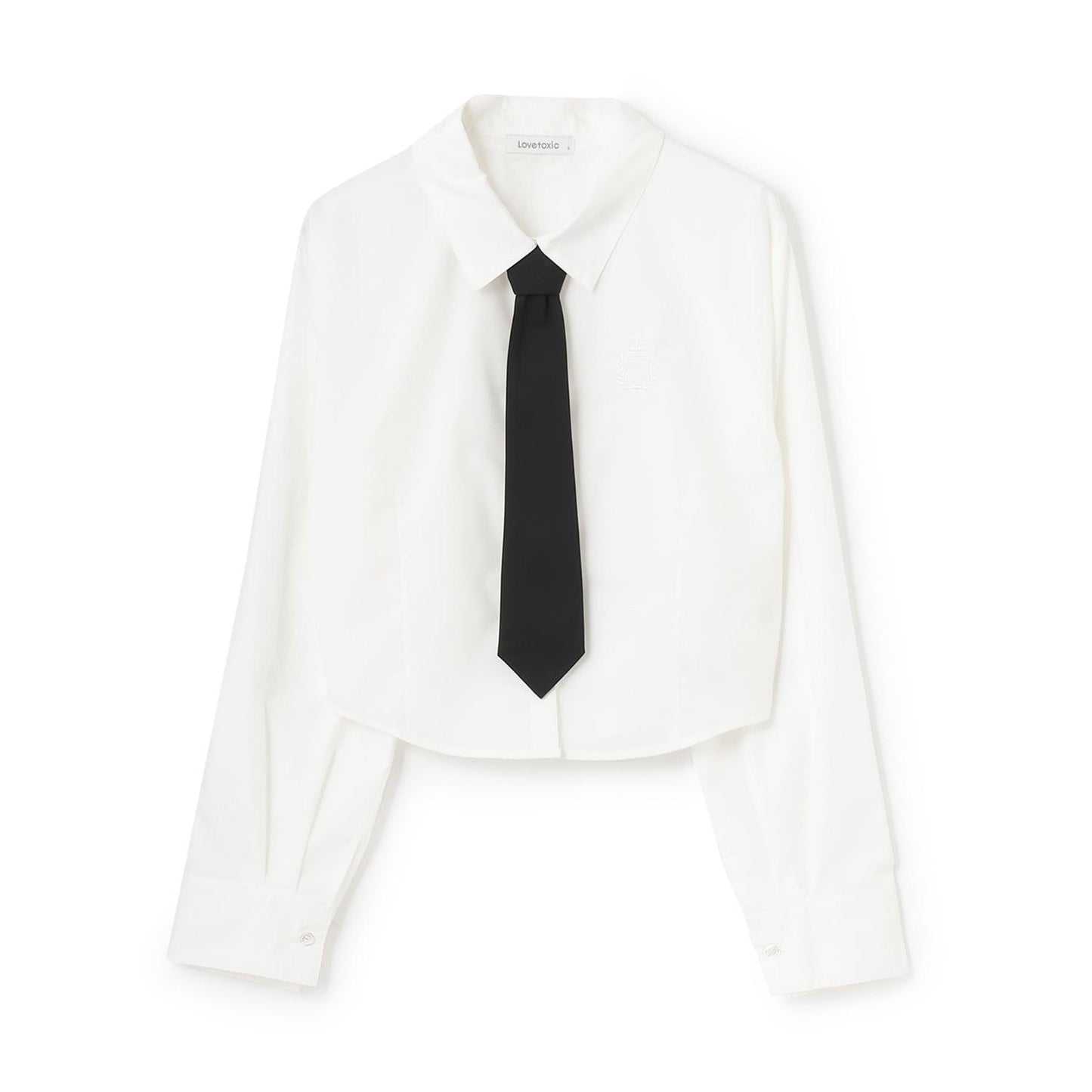 【ラブトキガールコラボ】帶領帶長袖襯衫