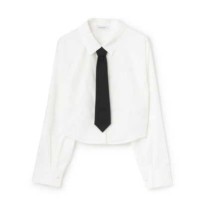 【ラブトキガールコラボ】帶領帶長袖襯衫