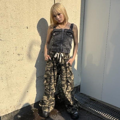 【LTXC】迷彩工裝褲