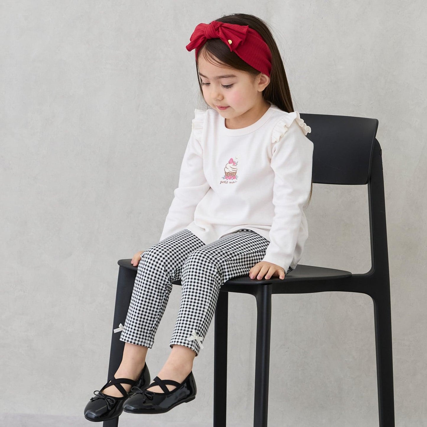 【プティプラ】GIRLS 10分丈打底褲