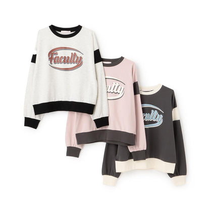 【7days】吸水速幹拼接袖衛衣