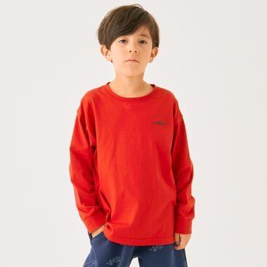 單點裝飾天竺長袖T恤