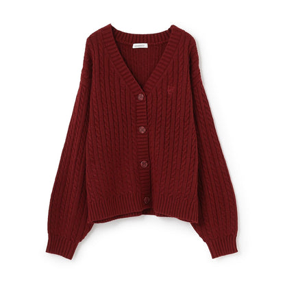 【GOODPRICE】麻花針織開衫