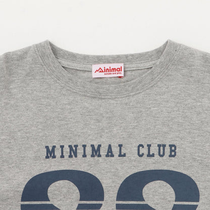 【防汙加工】數字印花疊穿長袖T恤