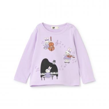 mimi醬鋼琴貼布長袖T恤