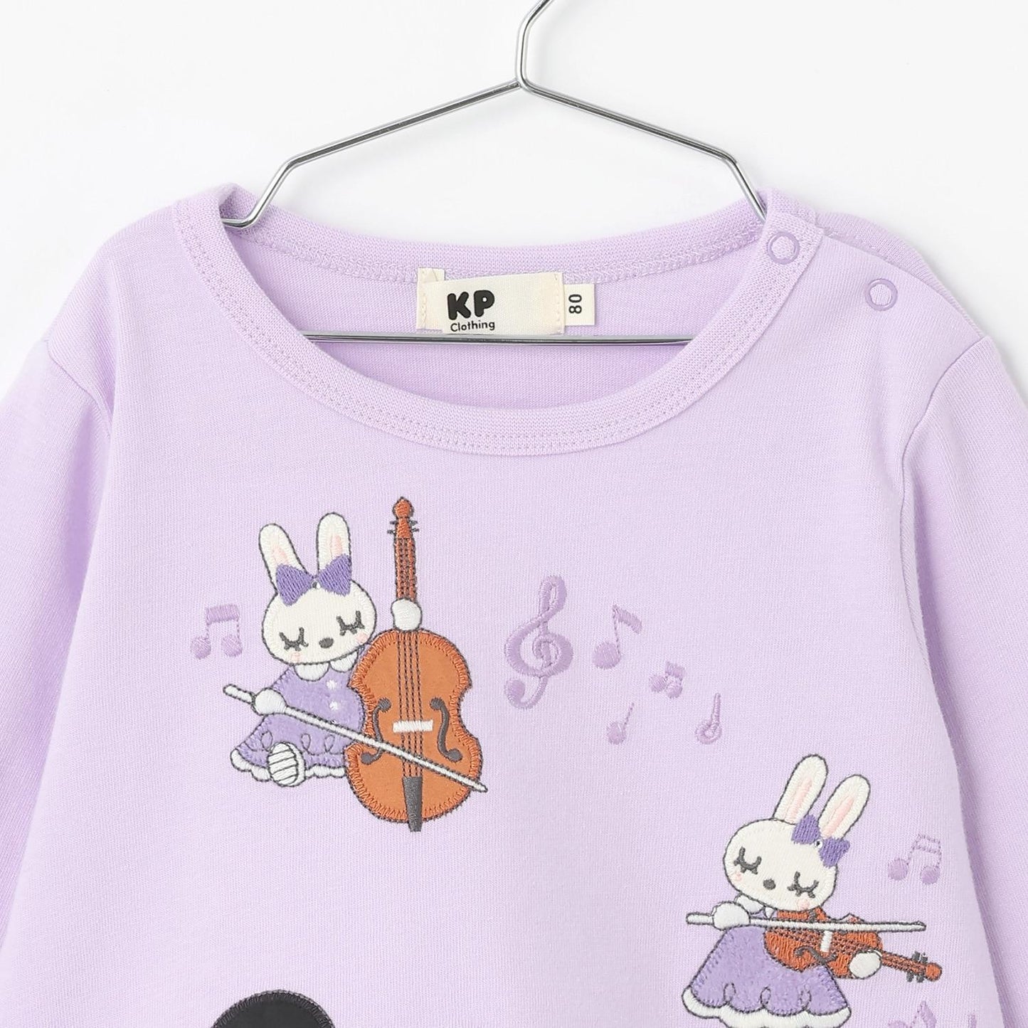 mimi醬鋼琴貼布長袖T恤