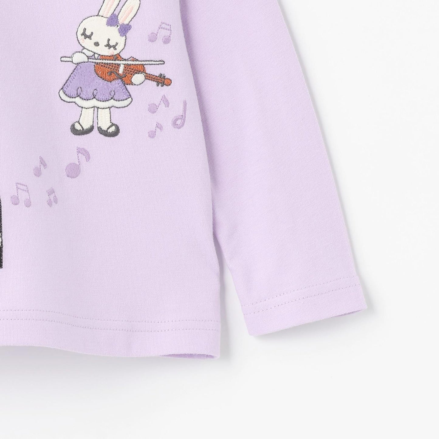 mimi醬鋼琴貼布長袖T恤