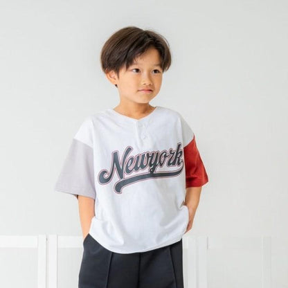 棒球風格短袖T恤