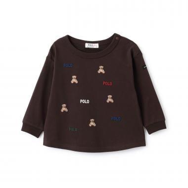 【POLO BCS】圖案刺繡長袖T恤