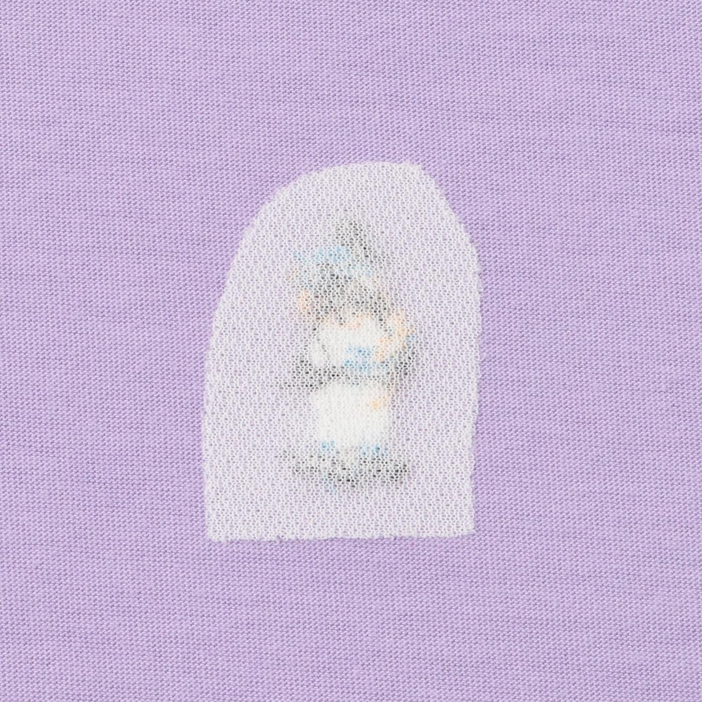 小熊點綴天竺長袖T恤