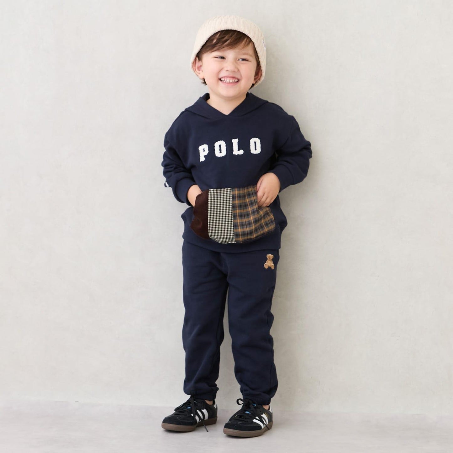 【POLO BCS】拼接連帽衛衣