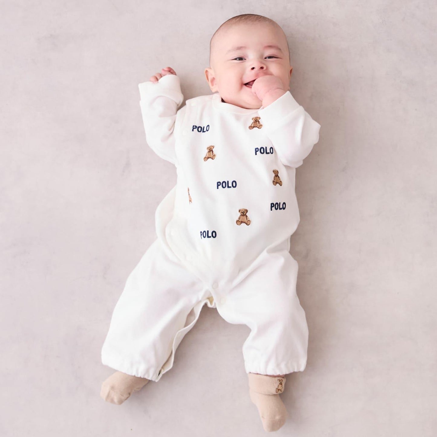 【POLO BCS】小熊刺繡船襪