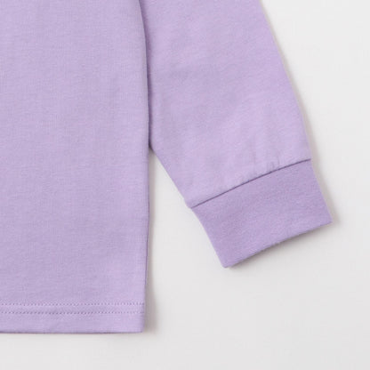 小熊點綴天竺長袖T恤