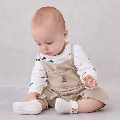 【POLO BCS】小熊刺繡船襪