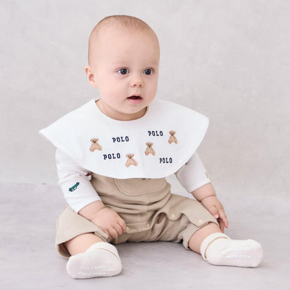 【POLO BCS】圖案刺繡圍兜