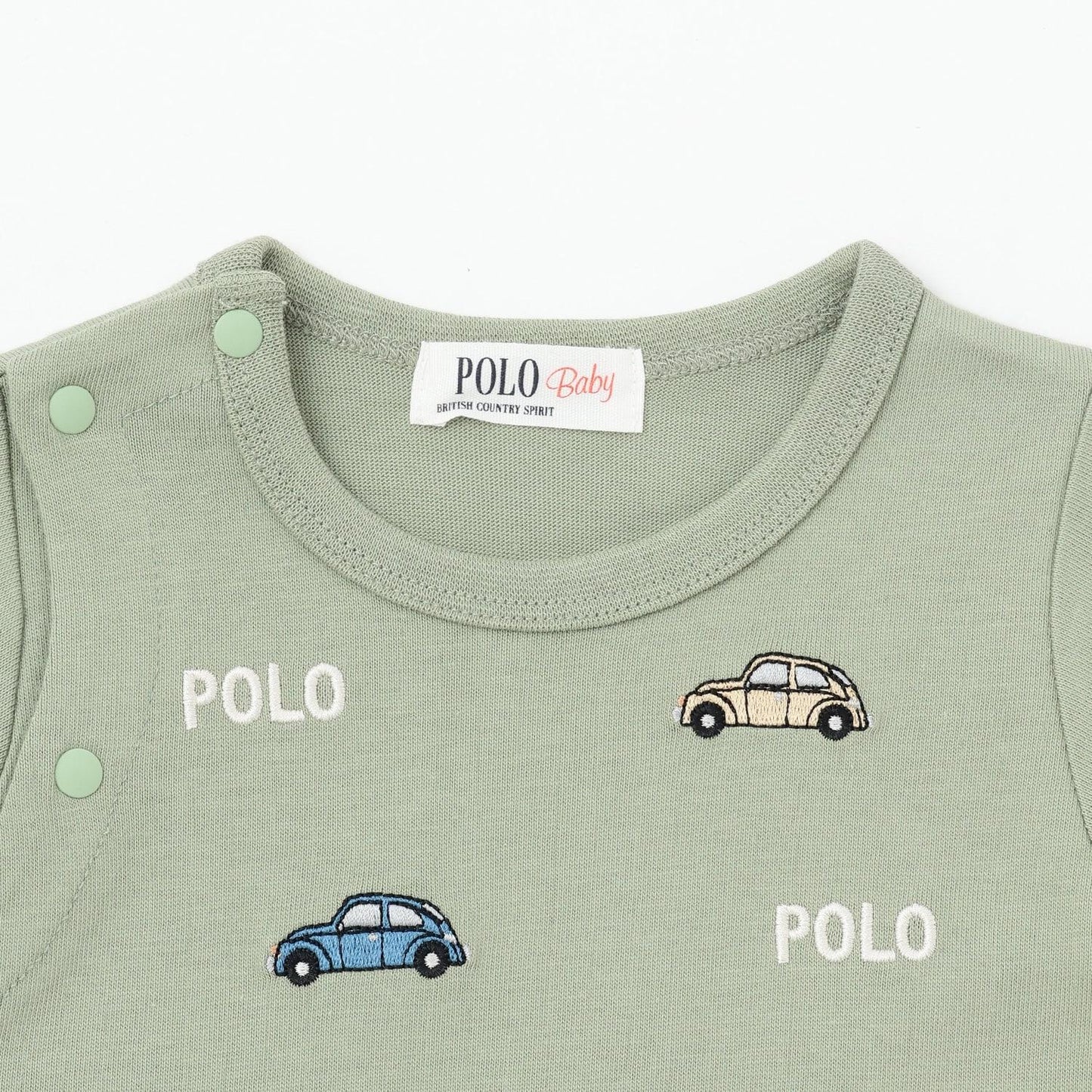 【POLO BCS】圖案刺繡長袖兩用連體衣