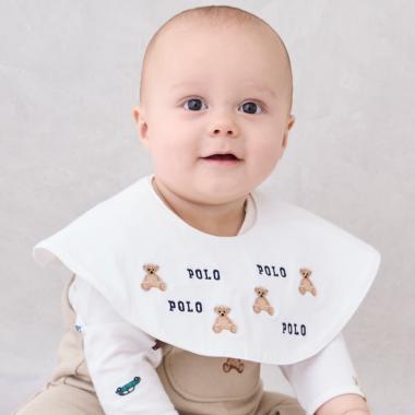 【POLO BCS】圖案刺繡圍兜