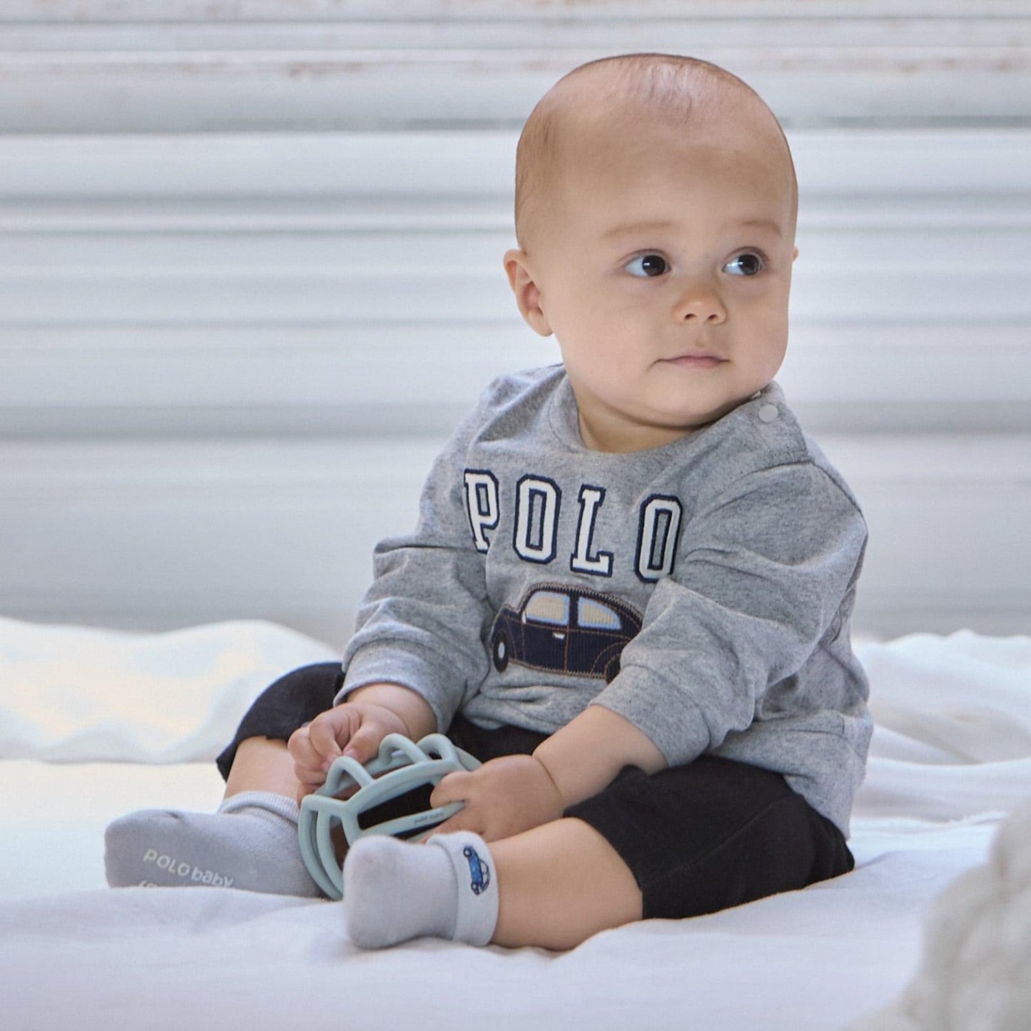 【POLO BCS】汽車刺繡船襪