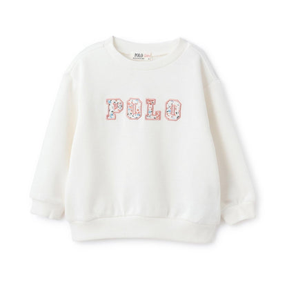 【POLO BCS】標誌貼花長袖T恤