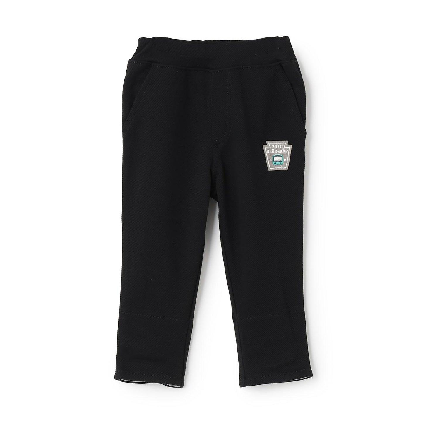 【人氣商品】【直營店無售】電車刺繡貼布錐形褲