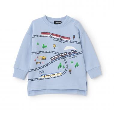 【人氣商品】【直營店無售】電車印花衛衣