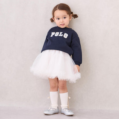 【POLO BCS】標誌貼花長袖T恤