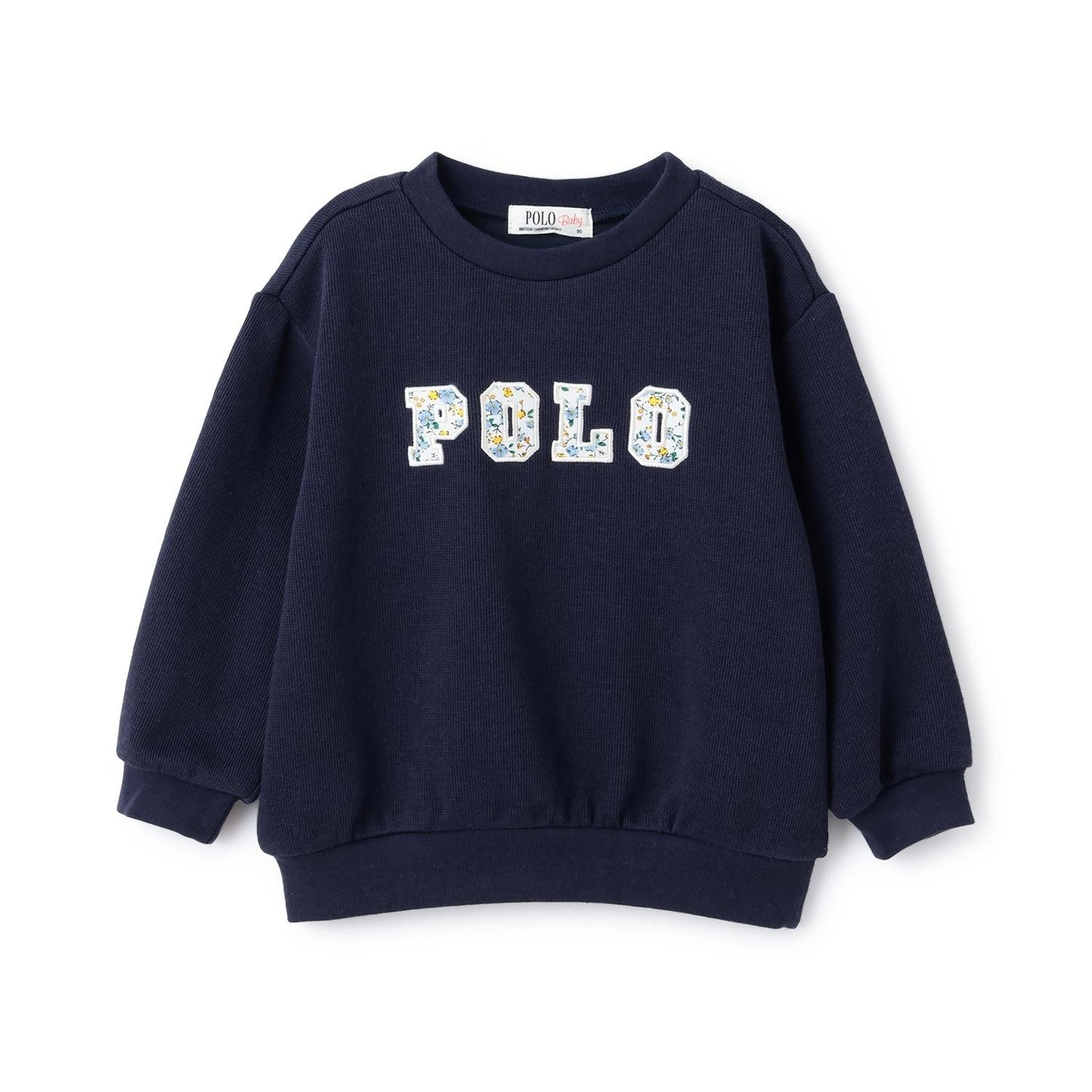 【POLO BCS】標誌貼花長袖T恤