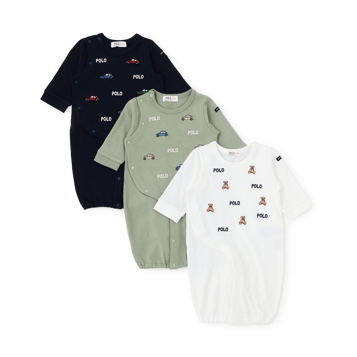 【POLO BCS】圖案刺繡長袖兩用連體衣