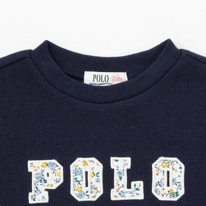 【POLO BCS】標誌貼花長袖T恤