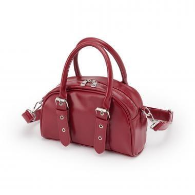 手提帶扣迷你波士頓包