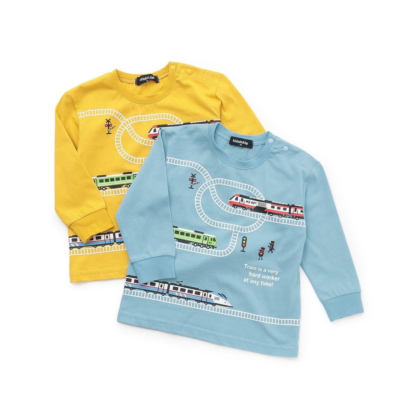 【人氣商品】【直營店無售】電車印花長袖T恤