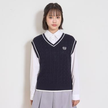 【畢業服・典禮】【可水洗】學生針織背心